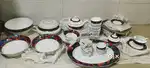 LUXURY DINNING: ORITSU Premium Porcelain 44-Piece Dinner & Tea Set