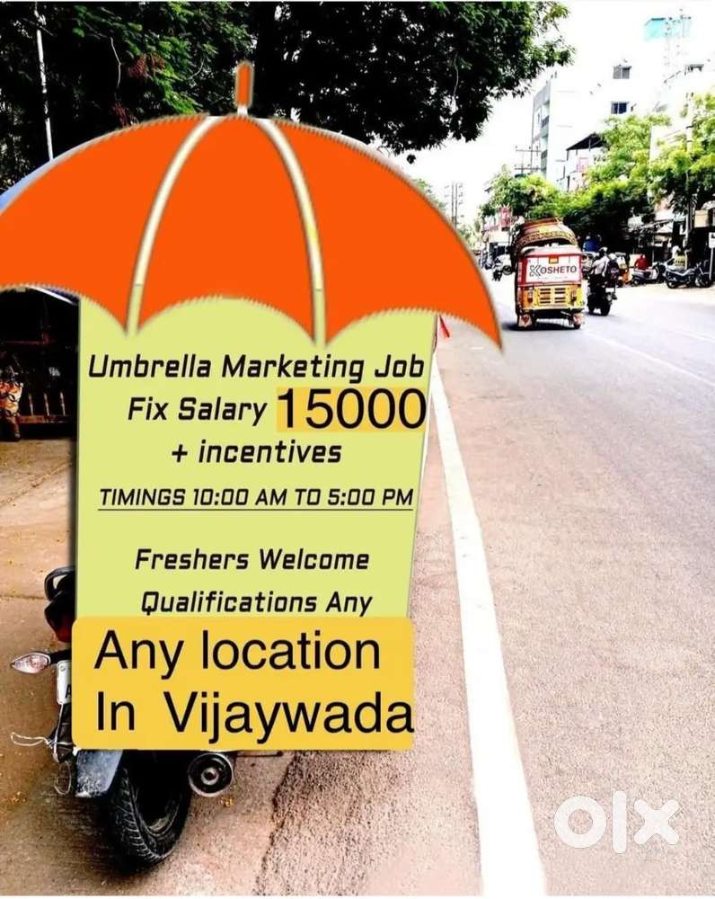 Umbrella Marketing ** Salary 15000 to 17000/month fixed. 10am to 5pm .