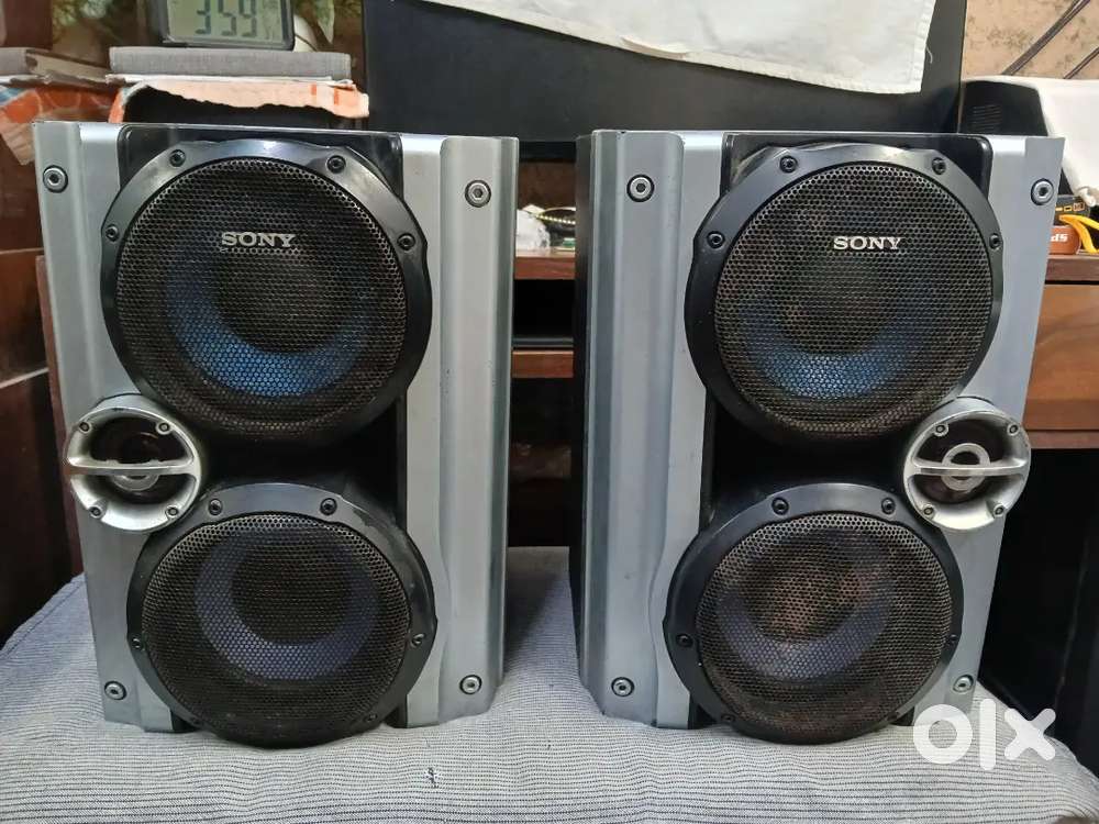 Sony speaker woofer tweeter, 3 way bookshelf professional sound audio