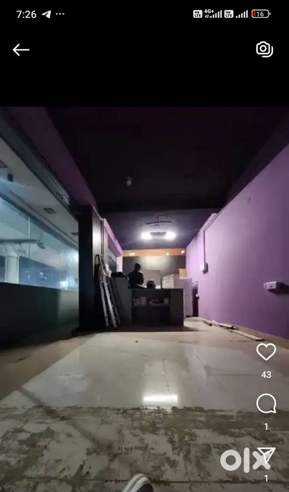 Shop rent in Karapakkam 400 sqft 1st floor near Karapakkam busstop