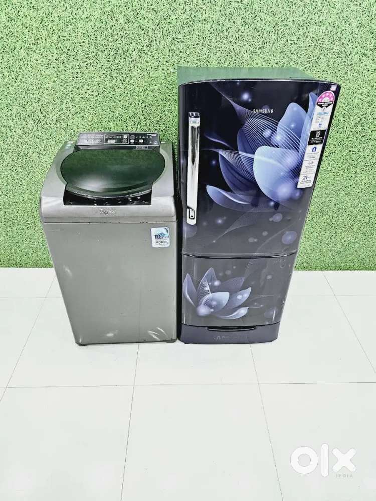Samsung single door or whirlpool top load washing machine