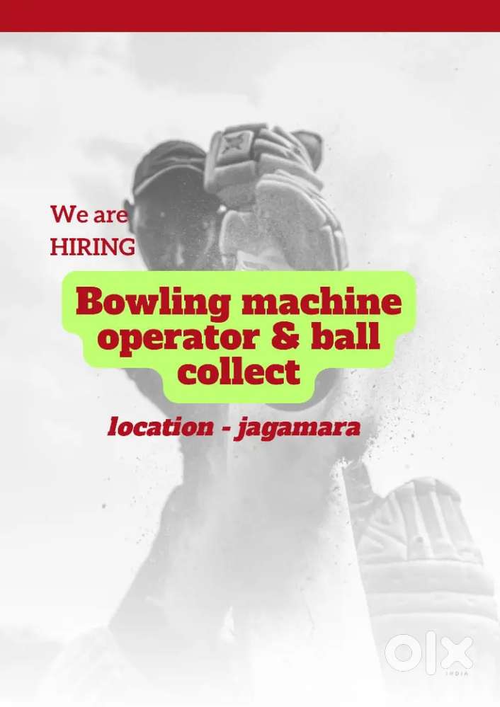 BOWLING MACHINE OPERATOR & BALL COLLECT