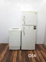 Lg refrigerator with fully automatic machine free shipping available