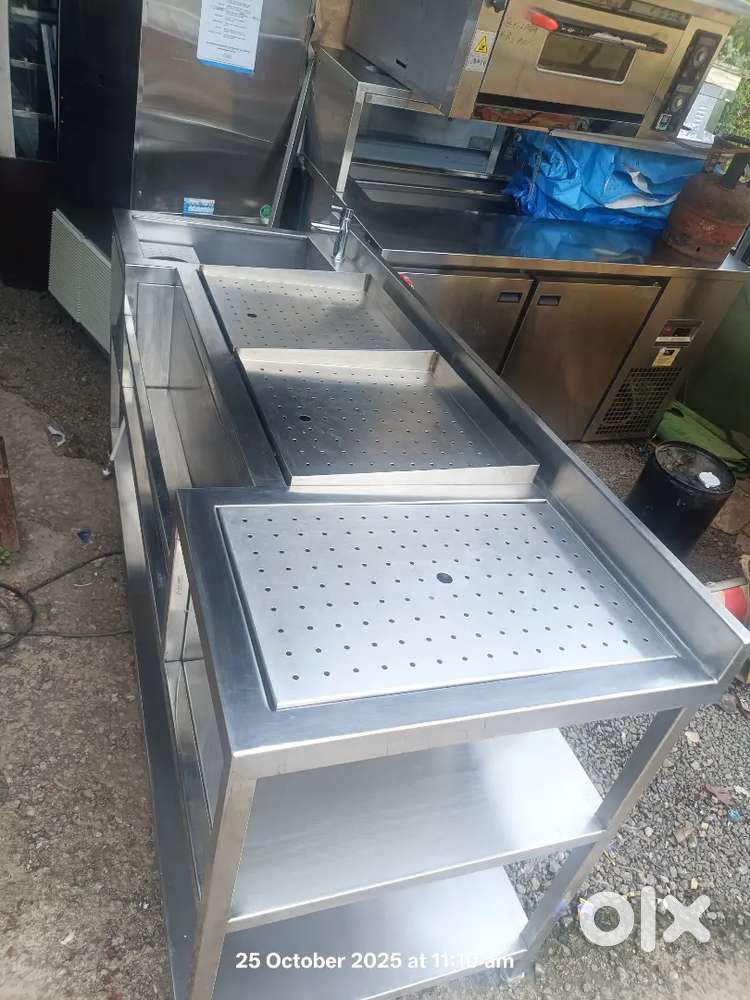 Bar cocktail steel counter ice cube container