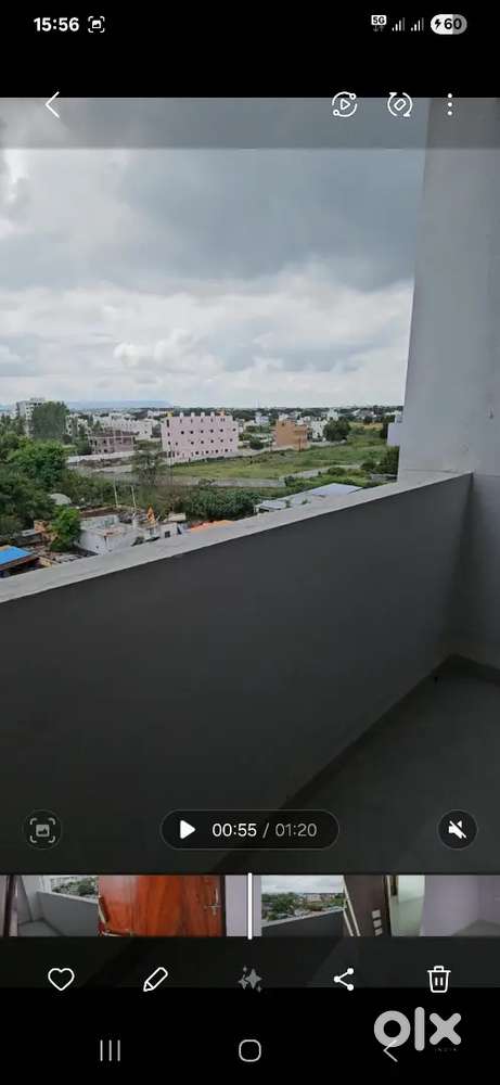 2 BHK Flat with  1 gallery and 2 balcony