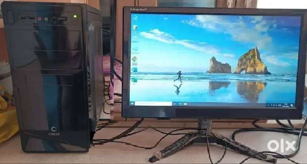 i5 desktop WITH 1YEAR WARRANTY+LED MONITOR+8GB RAM