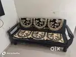 Pure Teakwood heavy sofa set for sale.