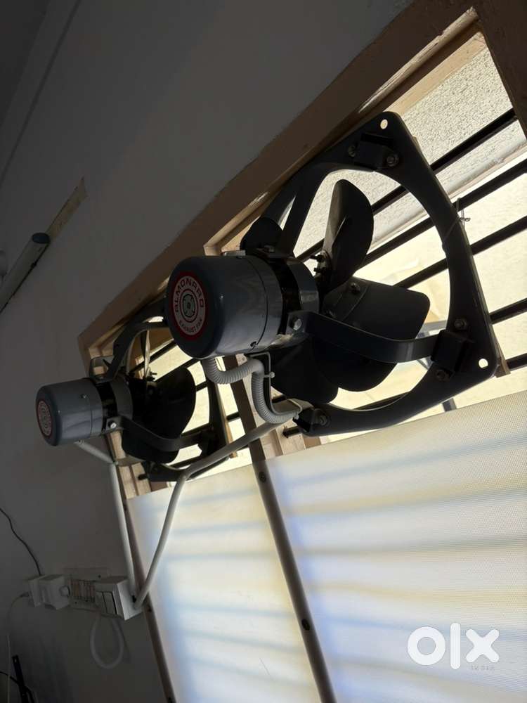 2 x Heavy duty Vacuum fan