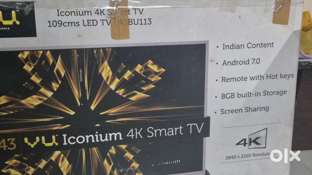 VU smart tv 43 inch