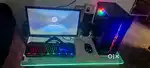 Monitor cpu  mouse keyboard niche shisha