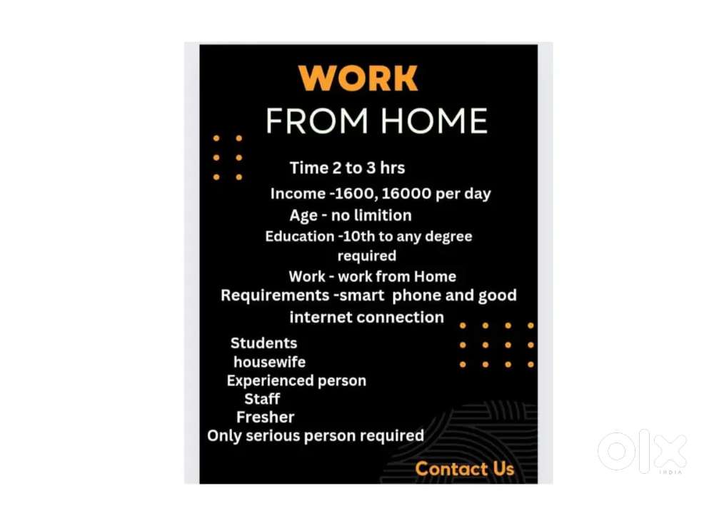 Work from home provider
