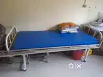 Semi flower hospital bed with mattress
