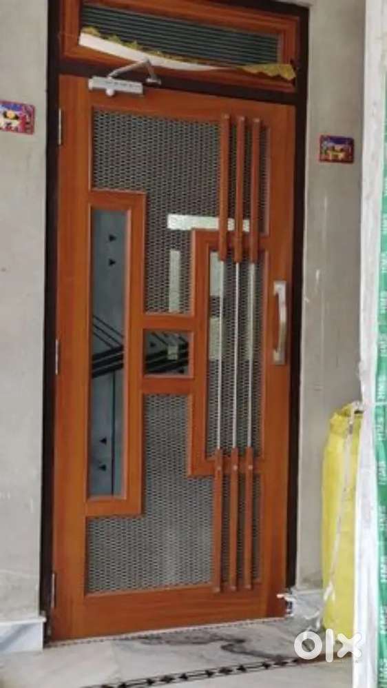 Teak wood Jali door and window starting only 350 sq.ft. EMI available