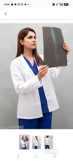 Men and women apron doctor apron medical coat lab care products