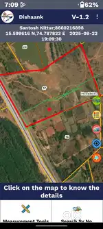 Kittur ind 4 kilometre ede mean roadige land