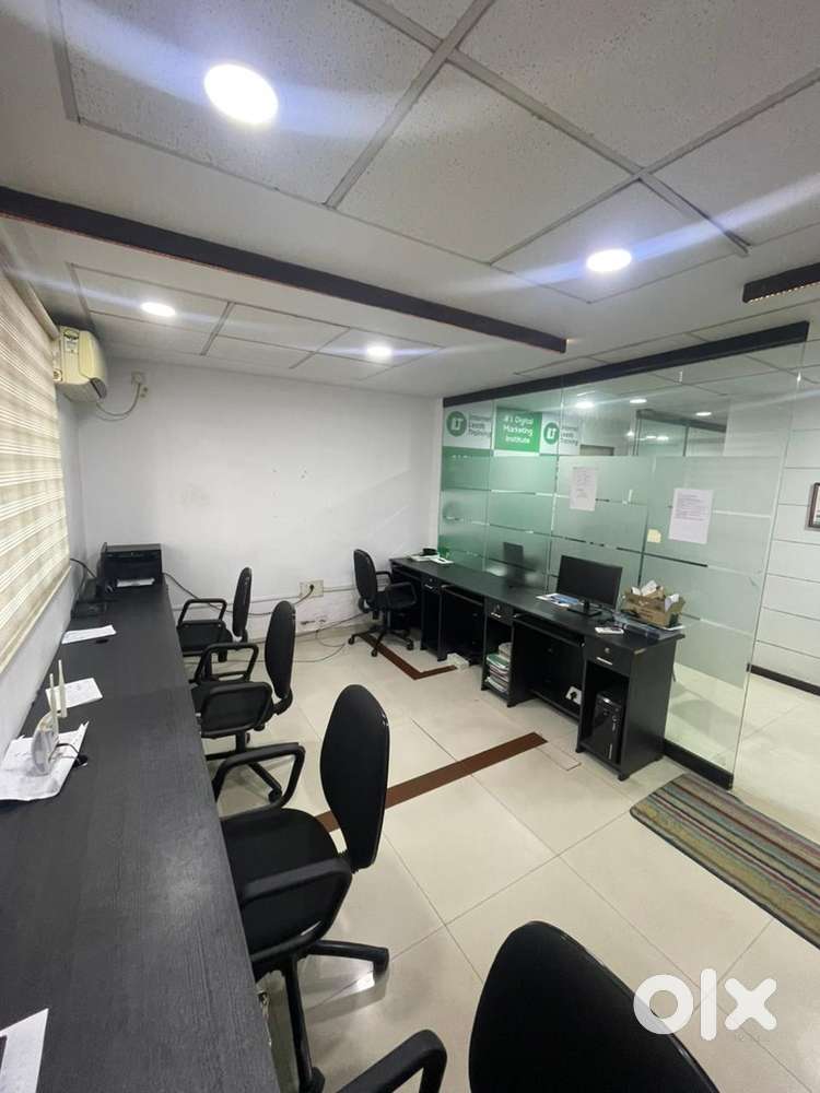 Fully Furnished Office Space on 2nd Floor. Rent- Rs38000. Adv 6 months