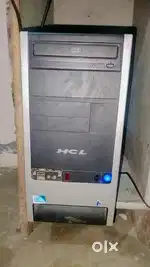 Computer CPU with mouse and keyboard