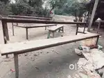 Banch and desk set