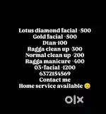 Parlour work home service available