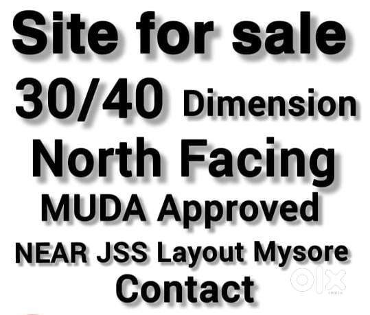 30X40 North Face Site for sale @ Jss layout 2ns stage