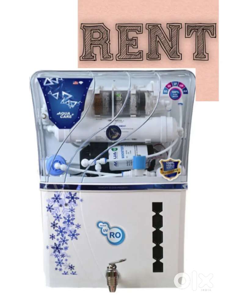 Water purifier available on rent
