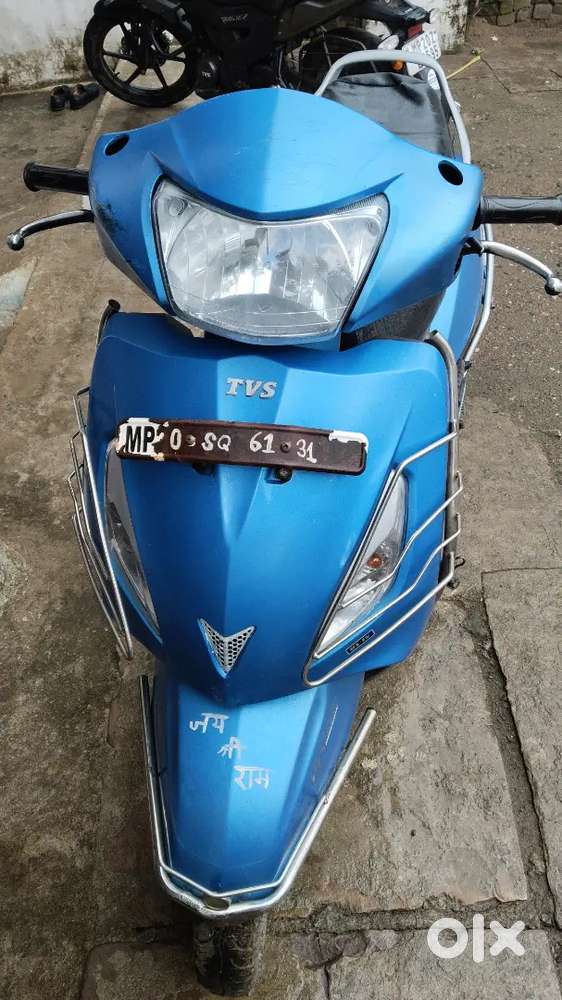 TVS jupiter in blue colour