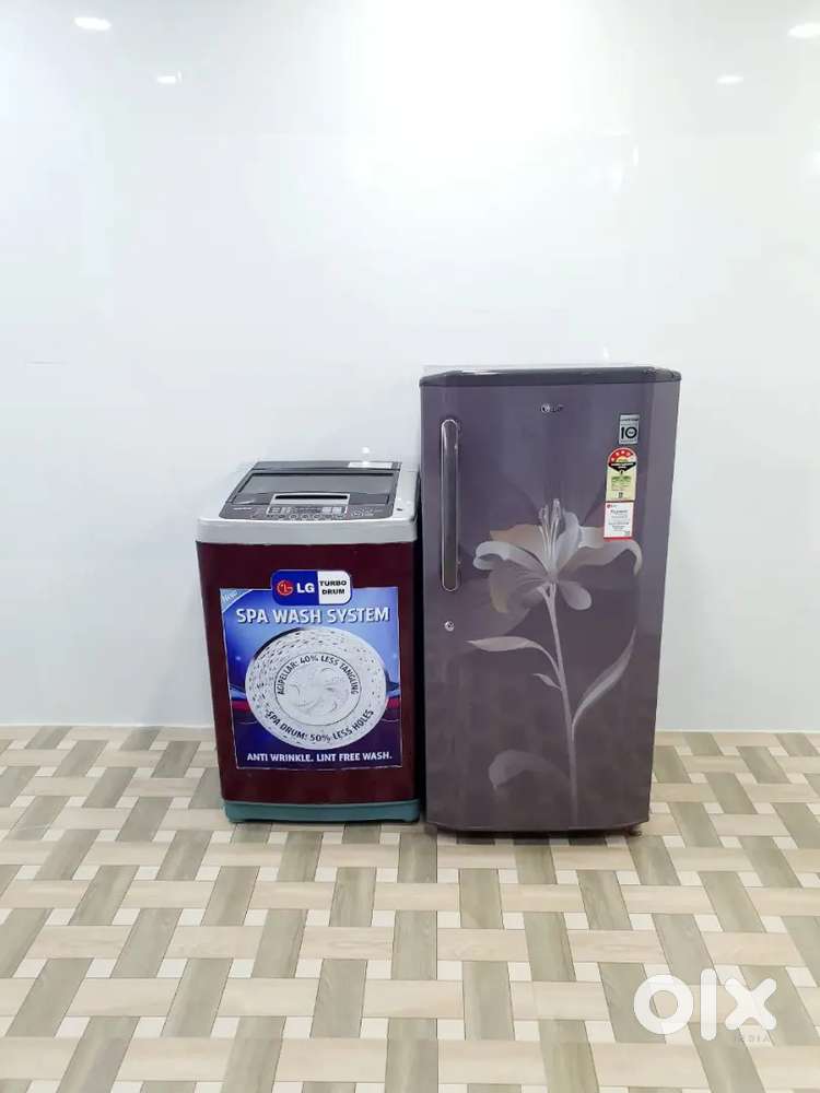 LG Single Door Fridge & LG Top Load Washing Machine – Good Condition”