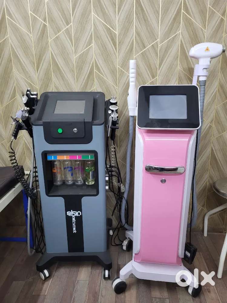 Hydrafacial  and laser machine