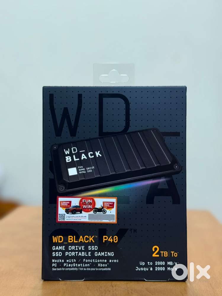 WD Black -External SSD (nvme) - 2TB