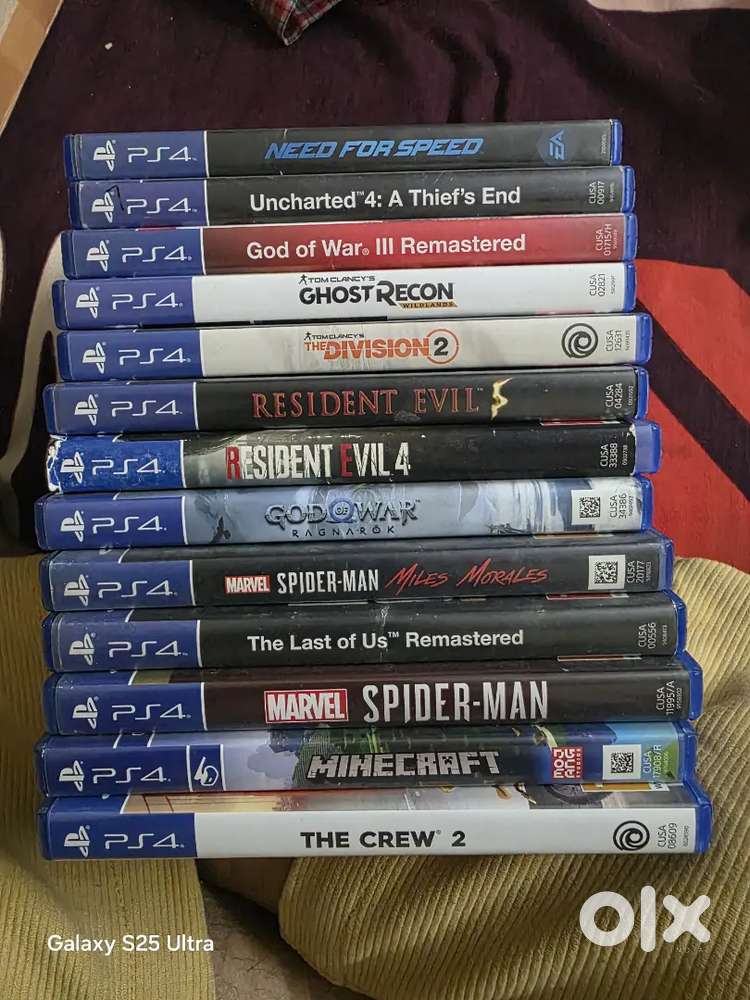 Play Station 4 Games Original Disc