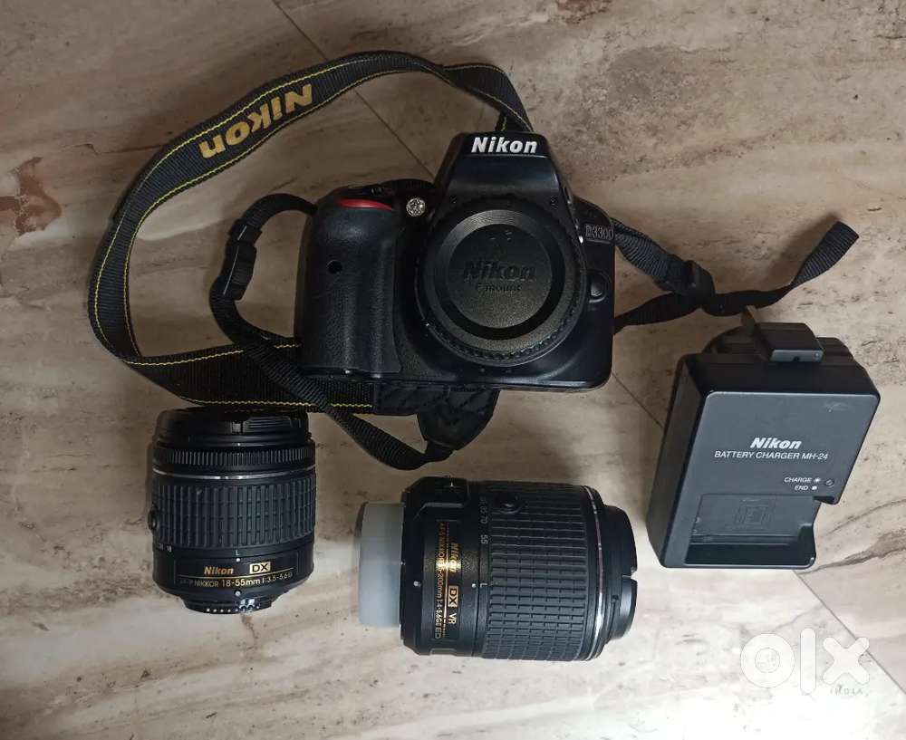 Nikon D3300 DSLR Kit – Excellent Condition  Dual Lens + Charger