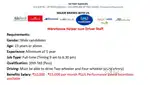 WAREHOUSE HELPER CUM DRIVER REQUIRED