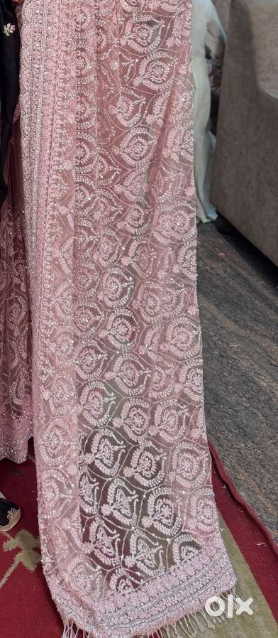 barnded new saree heavy work designer look