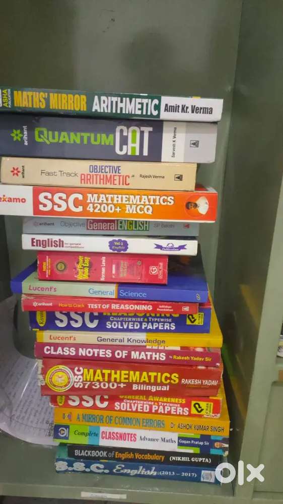 Ssc Banking Cat Books Quant Reasoning English GS GK Maths Lucent