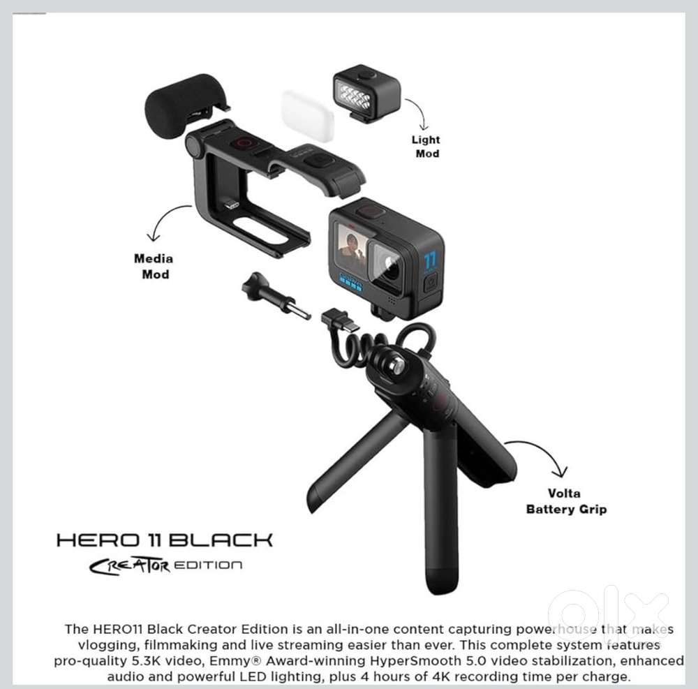 GoPro HERO11 Black Creator Edition – Full Kit, Excellent Condition