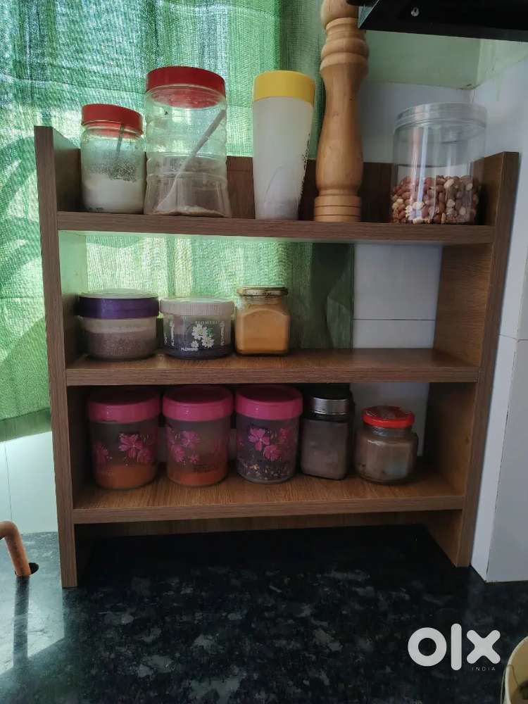 Wooden masala rack