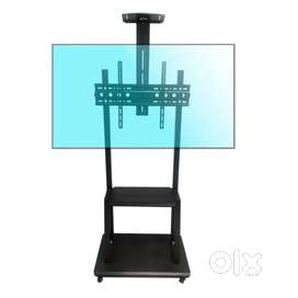 65inch TV trolley floor stand with 100kg weight Load capacity