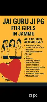 PG  Including Home made Food ,Home Environment All Basic Facilities