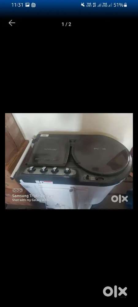 Wirlpool semi automatic washing machine