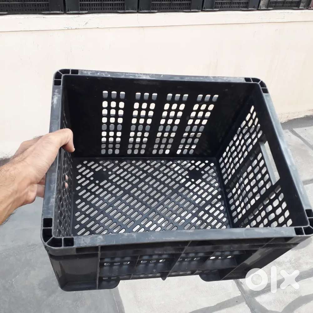 Plastic Crates (कैरेट) 40 rs/pc For vegetable storage & shops