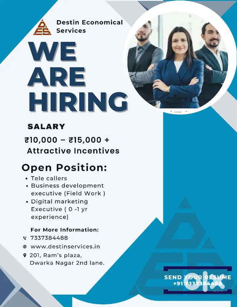 Business development, telecallers, sales executive