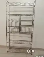 Stainless steel kitchen rack