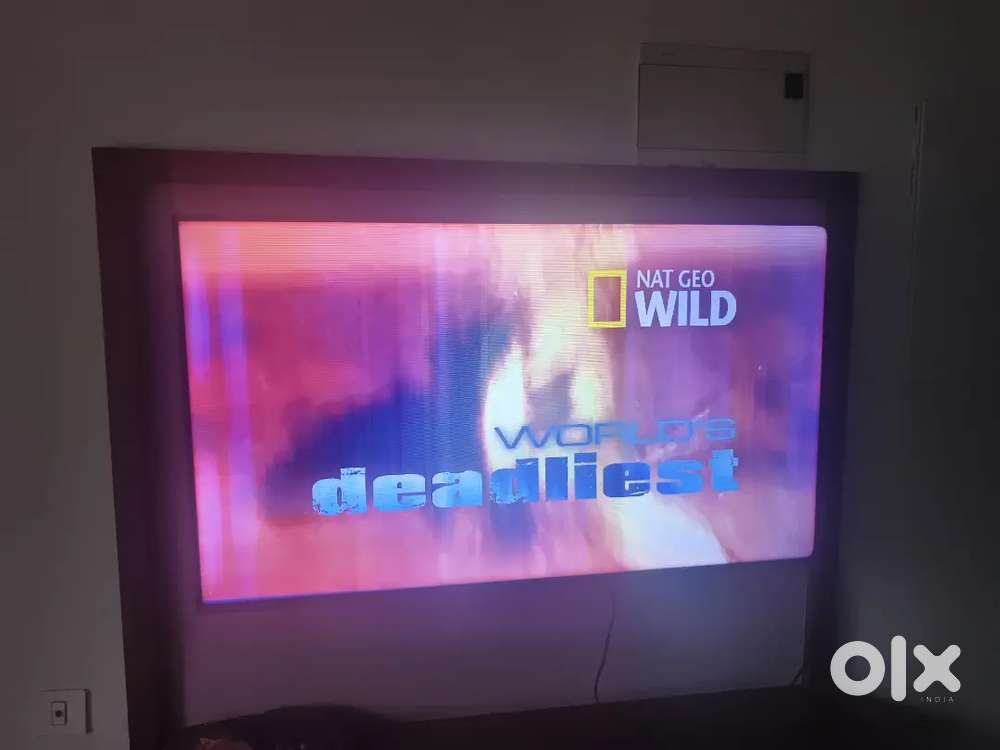 55 Inch LED TV, Vu Brand 5 years old