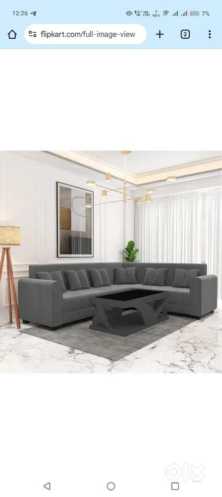2BHK semi furnished flat