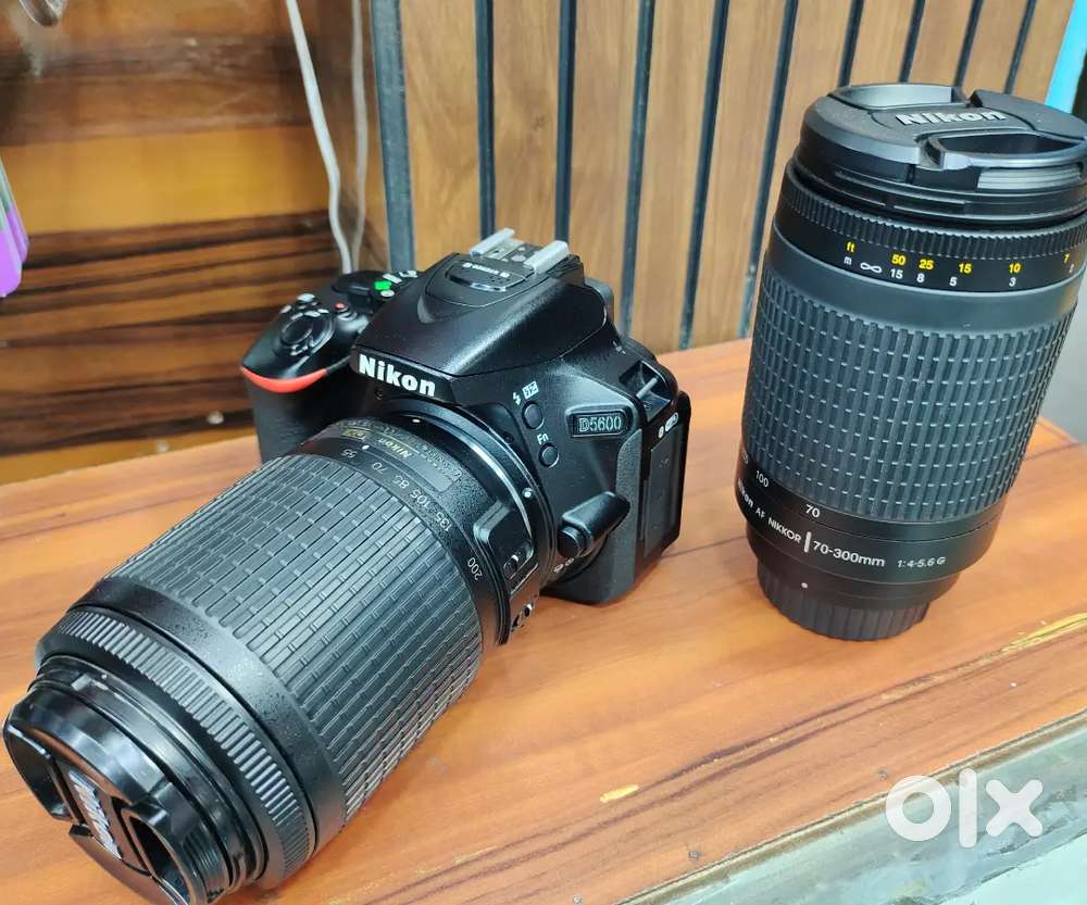 Nikon D5600 with 18-55 and 70-300