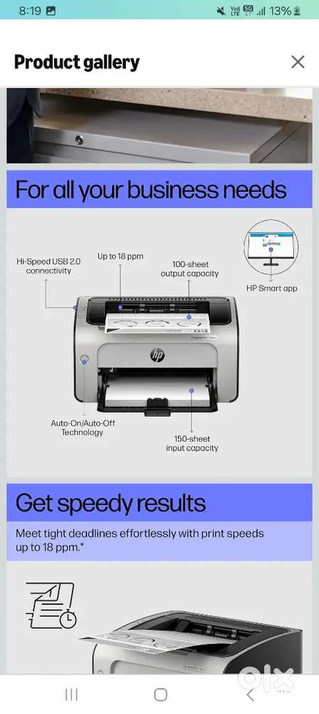 Sale leser printer pro p1108 plus