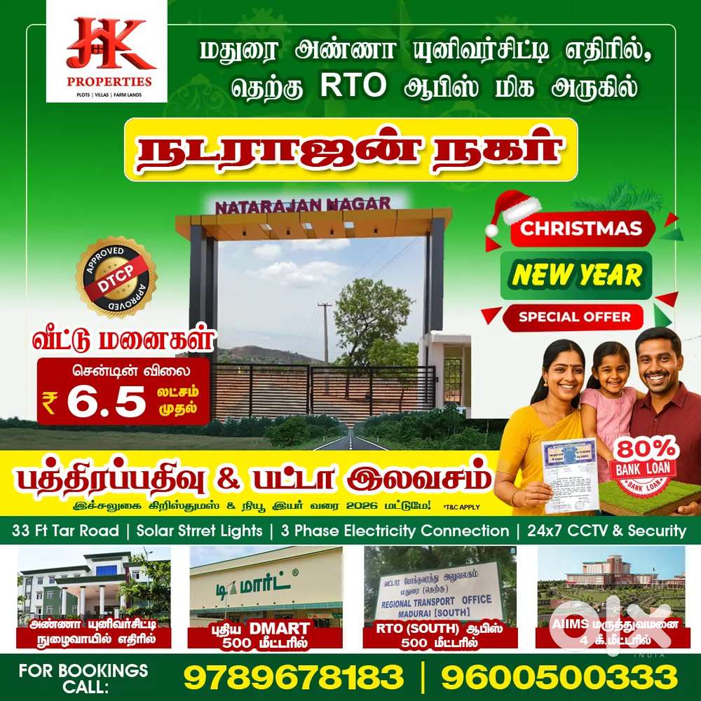 அண்ணாயுனிவர்சிட்டி எதிரில் PLOT SALES