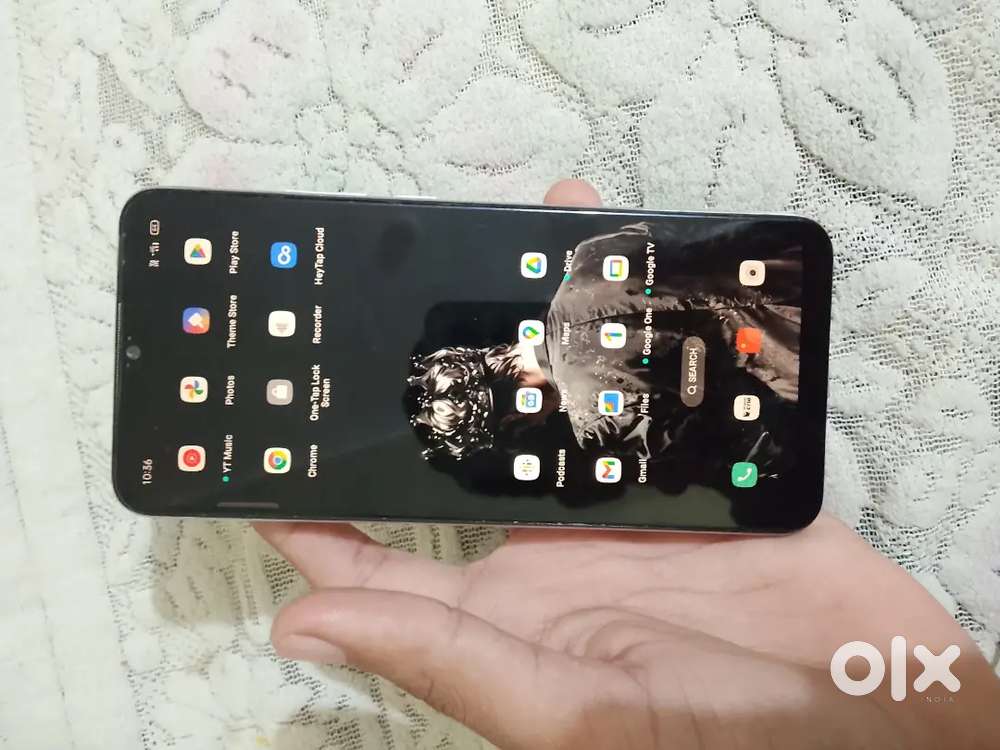 Oppo A15s black crack folder change
