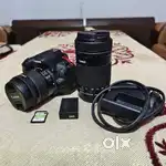 Canon EOS 200D, DSLR Camera Body with Dual Lens