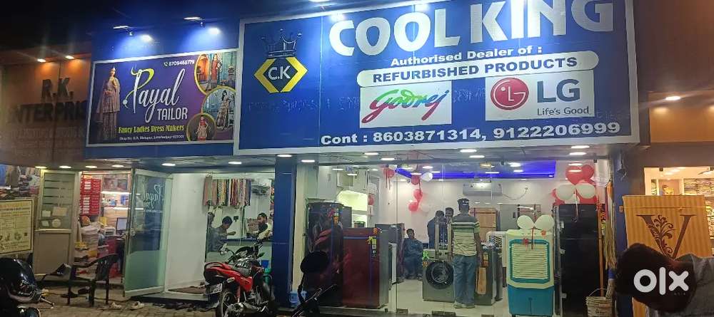 Refrigerator washing machine deep freezer & visi cooler